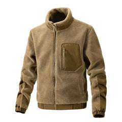 Kuschelige Winterjacke für Männer - Robert in Khaki