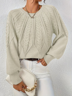Kuscheliger Strickpullover - Merle in Beige