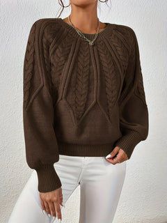 Kuscheliger Strickpullover - Merle in Kaffee