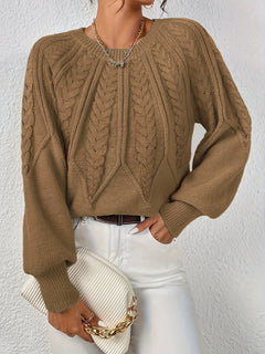 Kuscheliger Strickpullover - Merle in Kamel