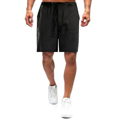 Lässige Shorts aus Leinen für den Strand - Siegmund in Schwarz