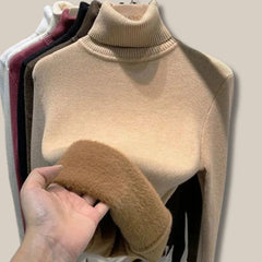 Lässiger warmer Pullover für Frauen - Idalene in Khaki