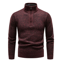 Lässiger Winterpullover für Männer - Cuno in Burgunderrot