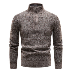 Lässiger Winterpullover für Männer - Cuno in Rotbraun