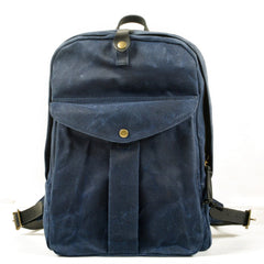 Phineas - Canvas-Rucksack - Robuster Vintage-Stil in Blau