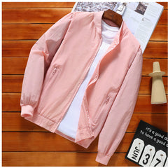 Leichte Jacke für Männer - Ewald in Rosa