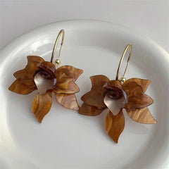 Micara - Boho Blossoms - Ohrringe in Braun
