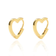 Micara - Heartful Hoops - Ohrringe in Gold