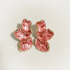 Micara - Coral Petals - Ohrringe in Rot