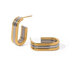 Micara - Helix Halo - Ohrringe in Gold Silber