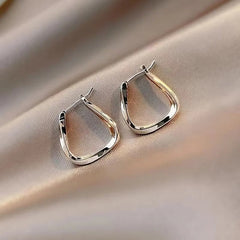 Micara - Shimmer Arch - Ohrringe in Silber