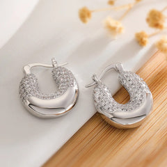 Micara - Twinkly Dangles - Ohrringe in Silber