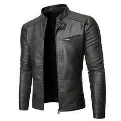 Conrad® | Elegante Lederjacke in Grau
