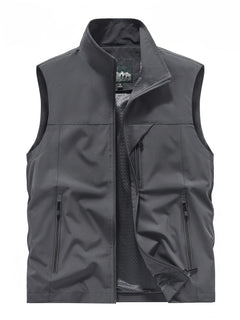 Maximilian | Herren Leichte Outdoor Weste in Grau