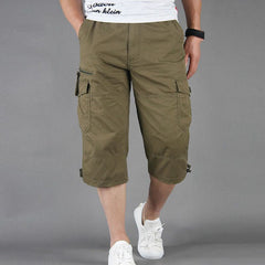 Mehrtaschen-Cargo-Shorts für Männer - Gotthard in Gelb