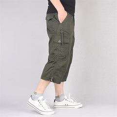 Mehrtaschen-Cargo-Shorts für Männer - Gotthard in Grün