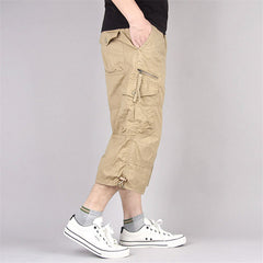 Mehrtaschen-Cargo-Shorts für Männer - Gotthard in Khaki