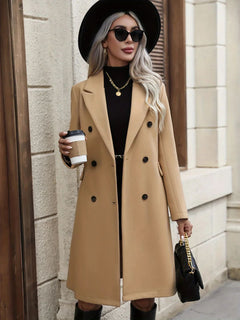 Modische Jacke aus Wollmischung für Frauen - Adelinde in Khaki