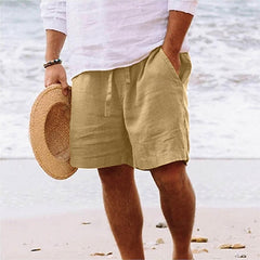 Modische Sommershorts für Männer - Stephen in Gelb