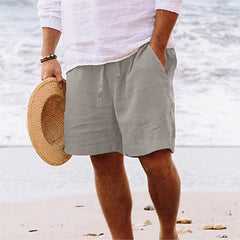 Modische Sommershorts für Männer - Stephen in Grau