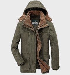 Modische Winterjacke für Männer - Pius in Grün