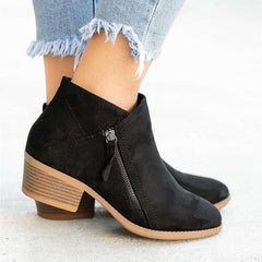 Modische Winterstiefeletten für Frauen - Mathilda in Schwarz