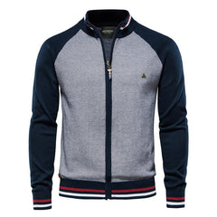 Herren Slim-Fit Übergangsjacke | Sportlich & Kombinierbar in Marineblau