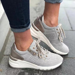 Mia | Damen Orthopädische Plateauschuhe in Grau