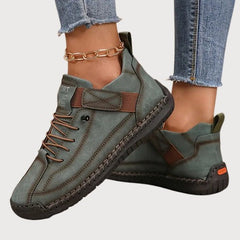 Brigitte | Damen Casual Orthopädische Sneaker in Grün