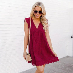 ELLIS | Sommerkleid 2 in 1 in Rot