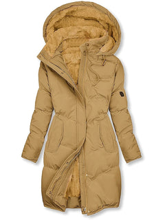 Luxuriöse und isolierte Jacke in Gelb