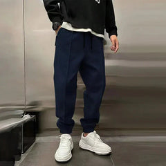 Nico | Sportliche Herren Jogginghose lässig & chic in Marineblau