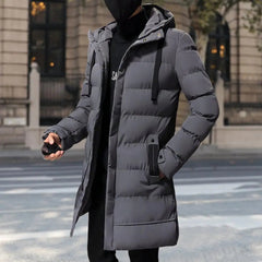 Hochwertige warme Winterjacke für Herren - Dierk in Grau