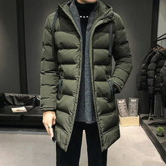 Hochwertige warme Winterjacke für Herren - Dierk in Grün