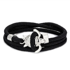 Handgefertigtes Meeresschildkröten-Armband in Schwarz
