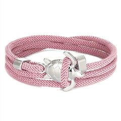 Handgefertigtes Meeresschildkröten-Armband in Rosa