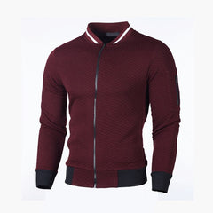 Carlito - Lässige Minimalistische Warme Jacke Für Männer in Rot