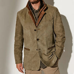 Retro-Winterjacke für Männer - Zyprian in Khaki
