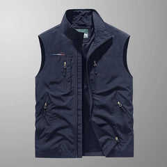 Robin | Funktionale Cargo-Weste in Marineblau