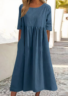 Schickes Sommerkleid für Frauen - Ottilia in Blau