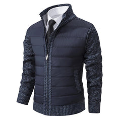 Leichte Steppjacke - Herren Frühlingsjacke mit Stil in Marineblau