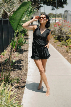 Eliana® | Bequemer Schwimm-Strampler für Damen. Stilvoll & bequem in Schwarz