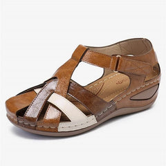 Millie | Lässige Keilsandalen für Frauen in Braun