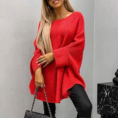 Bea | Klassischer und stilvoller Sommerpullover in Rot