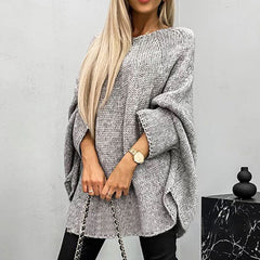 Bea | Klassischer und stilvoller Sommerpullover in Grau