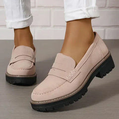 Valeria | Bequeme klobige Slipper für Frauen mit Plattform in Rosa