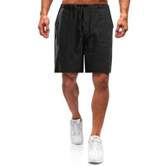 Modische Leinenshorts für den Sommer - Ignatius in Schwarz