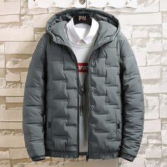 Lässige wattierte Winterjacke für Herren - Reinhold in Grün