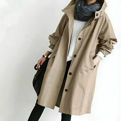 Lässiger wasserdichter Trenchcoat - Constanze in Braun