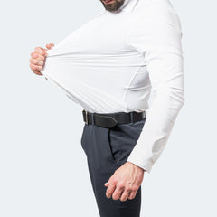 Alexander - Komforthemd - Knitterfrei Stretch in Weiß